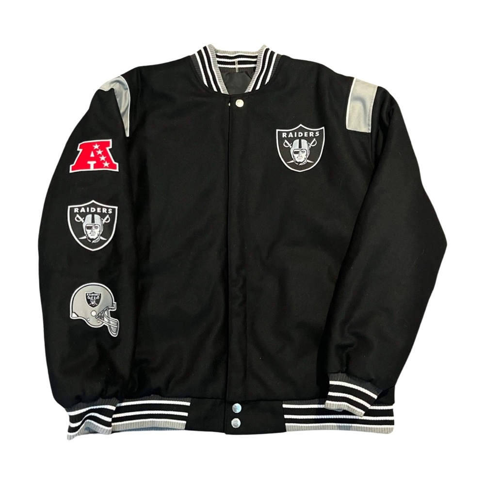 JH Design Las Vegas Raiders Reversible Jacket